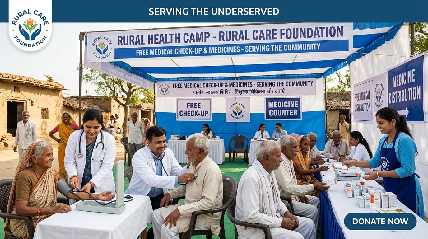 Rural medical health camp doctors