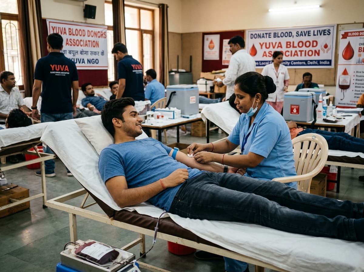 Voluntary Blood Donation Camp