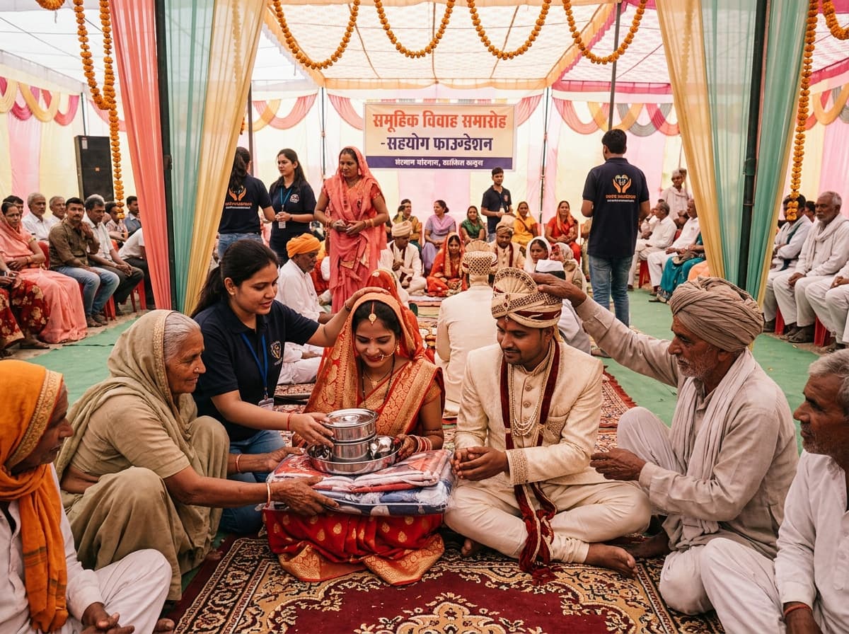 Mass Marriage Ceremony & Utensil Gifts